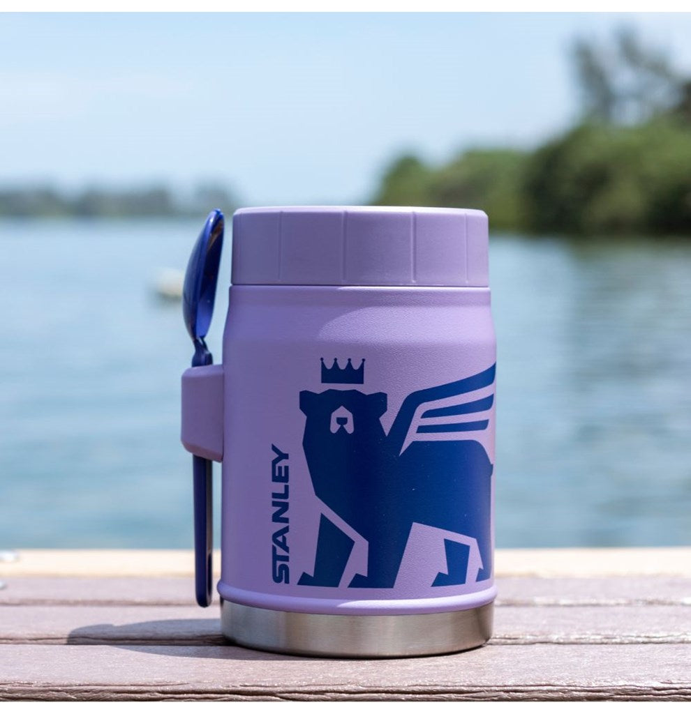 Pote Térmico com Garfolher Youth Lavender | 414ML