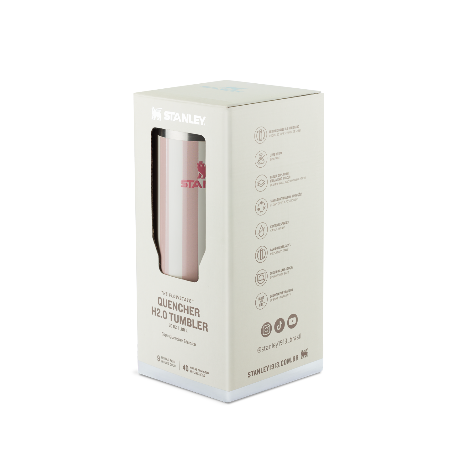 Copo Quencher Peach Whip Cabana Gloss | 887ml