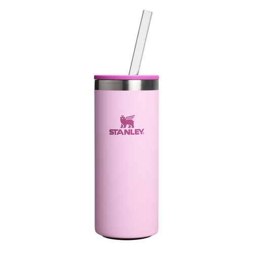 Can Cooler Slim com canudo Cherry Blossom | 296ML