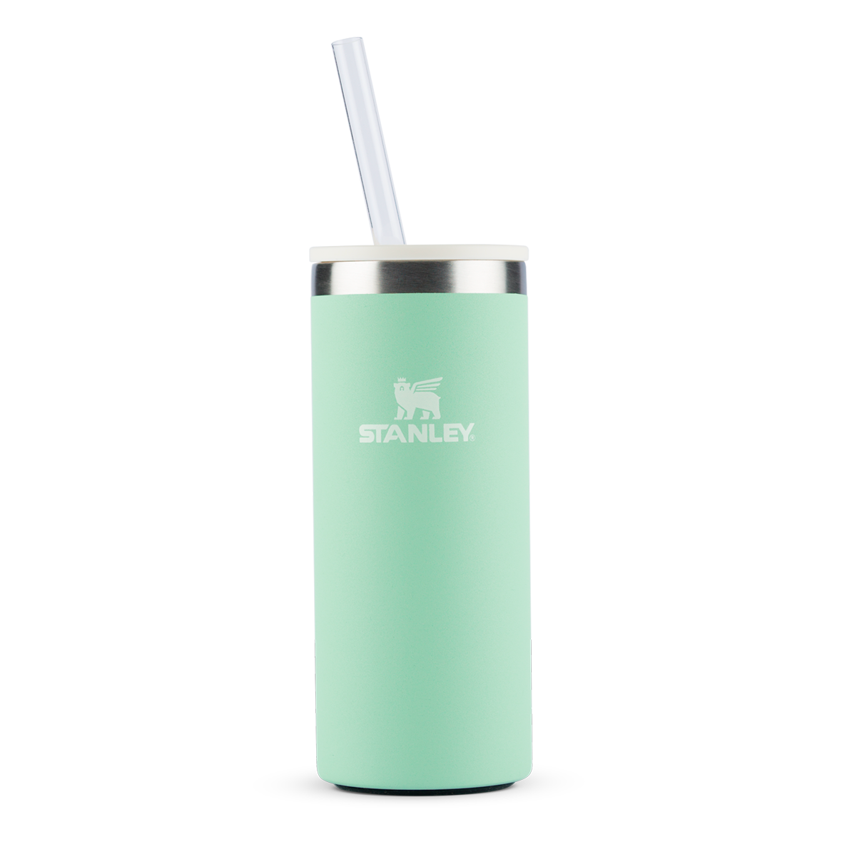 Can Cooler Slim com canudo Pistachio | 296ML