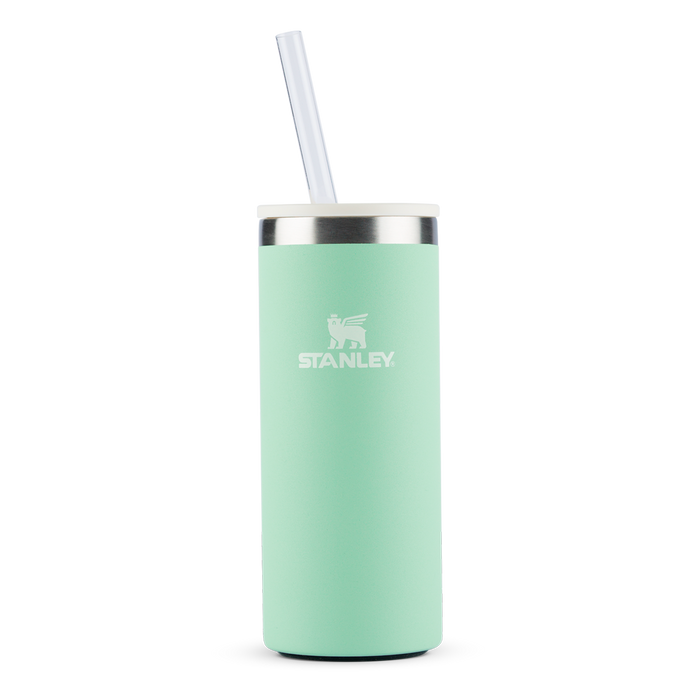 Can Cooler Slim com canudo Pistachio | 296ML