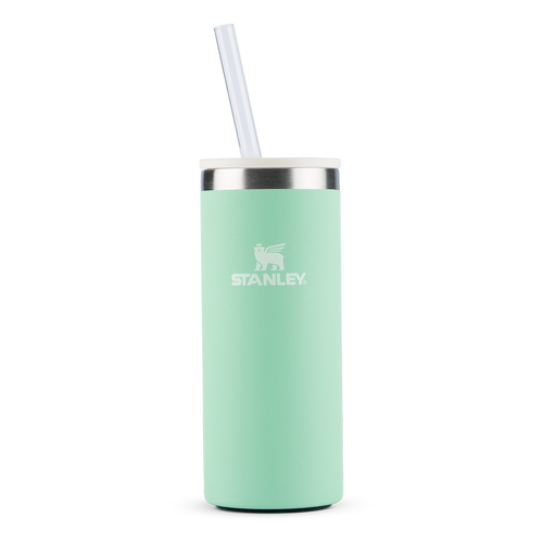 Can Cooler Slim com canudo Pistachio | 296ML