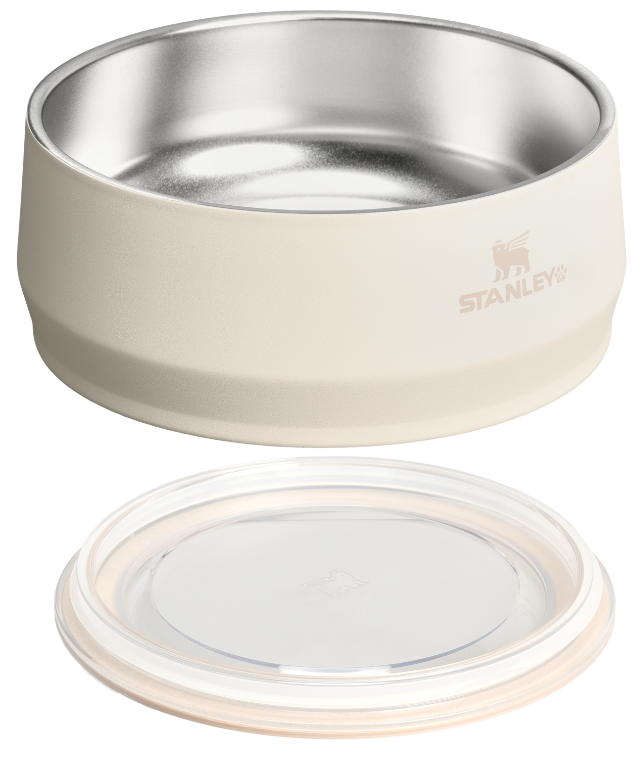 Bebedouro e Comedouro Pet Bowl Cream | 710ml