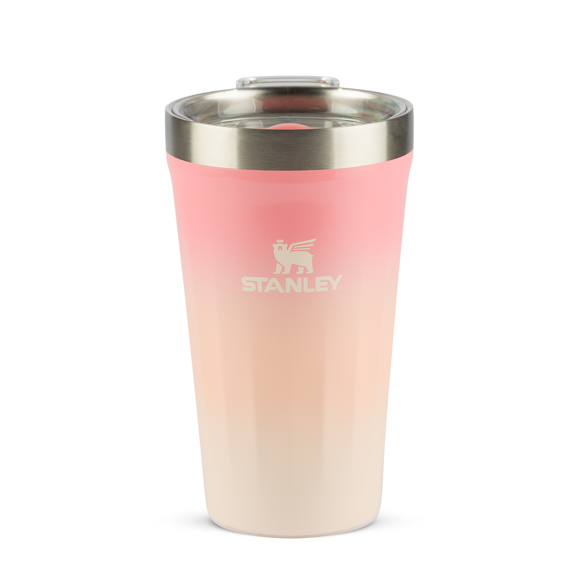 Copo Texturizado Com Tampa Pink Mesa Sunset Gloss | 473ml