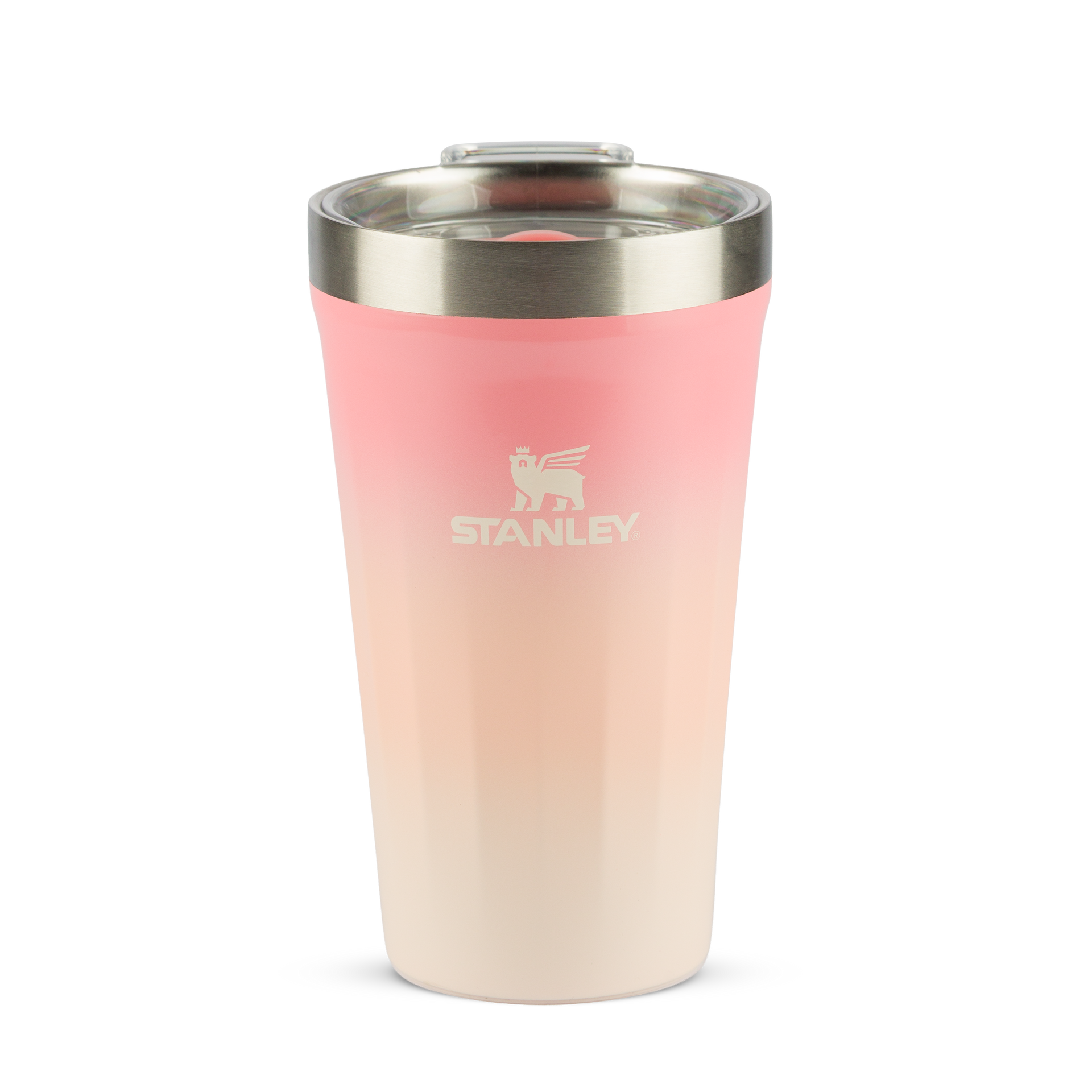 Copo Texturizado Com Tampa Pink Mesa Sunset Gloss | 473ml