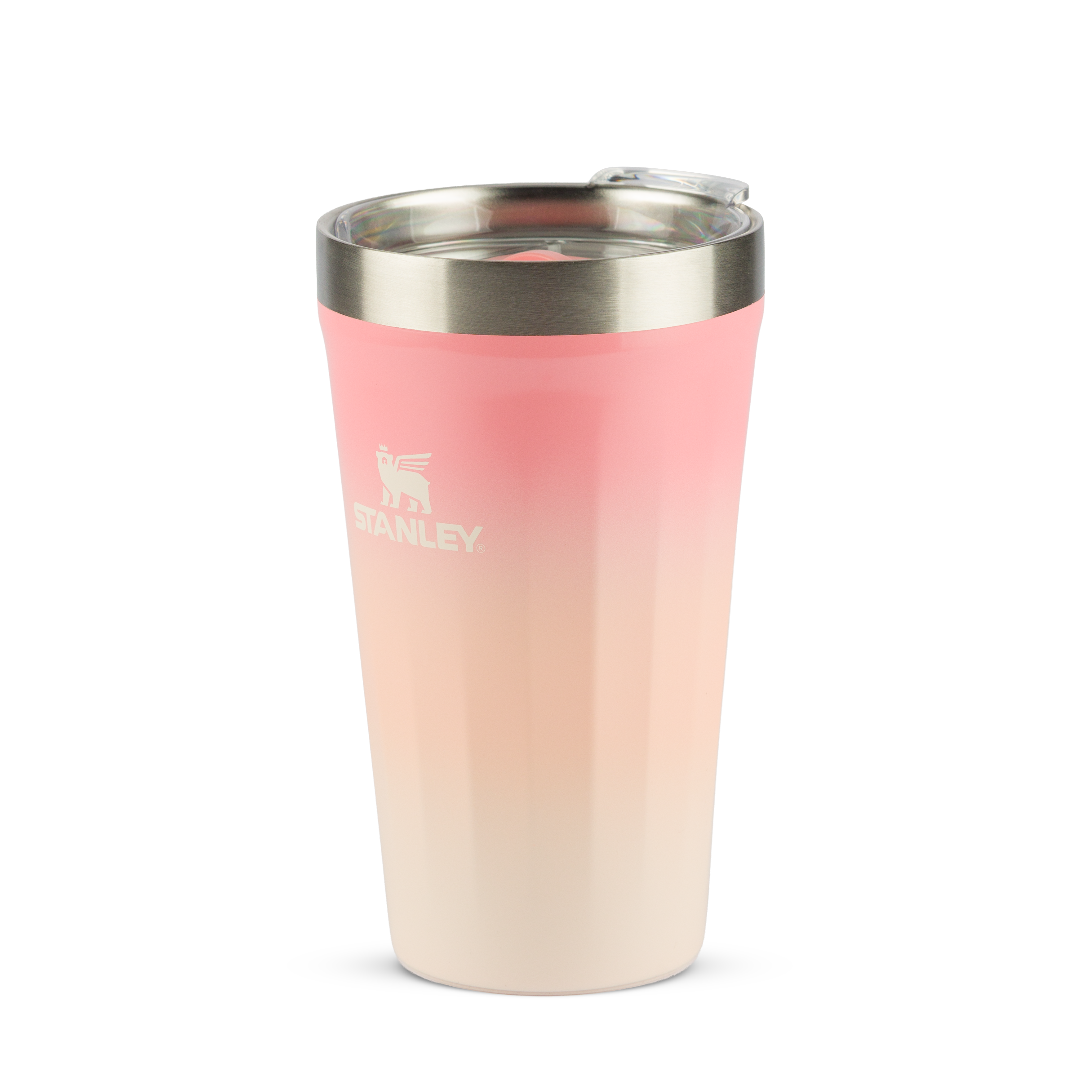 Copo Texturizado Com Tampa Pink Mesa Sunset Gloss | 473ml