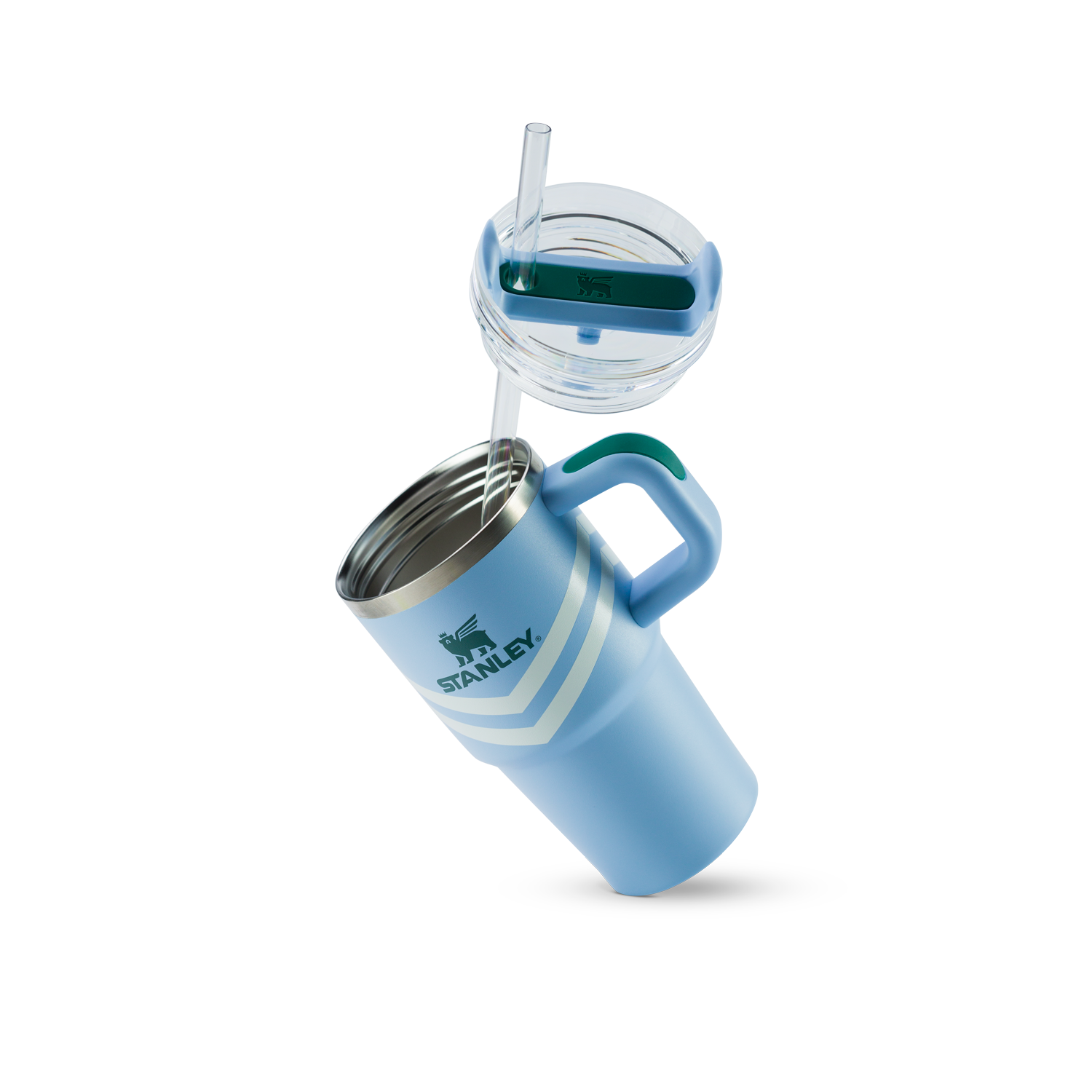 Copo Quencher Com Alça Cornflower Chevron Stanley | 591ml