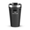 Modelo 3 - Copo Texturizado Com Tampa Black Gloss | 473ml