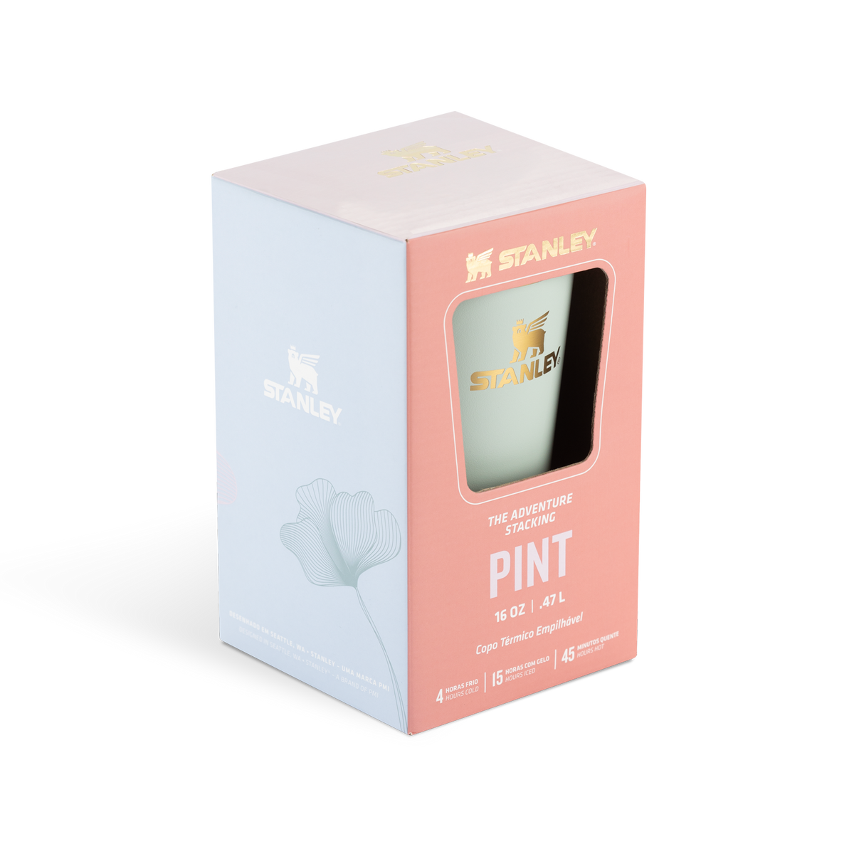 Copo Térmico De Cerveja Gilded Celadon | 473ml