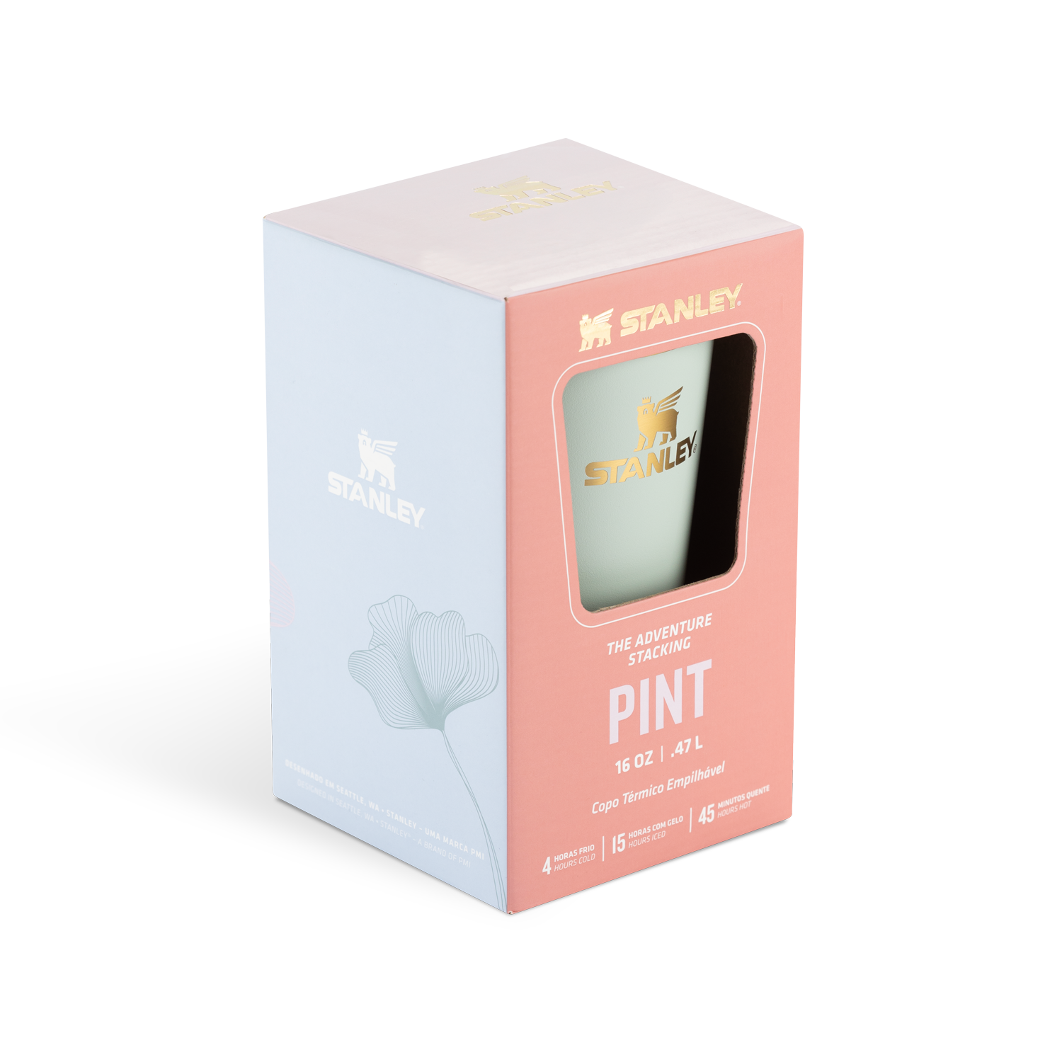 Copo Térmico De Cerveja Gilded Celadon | 473ml