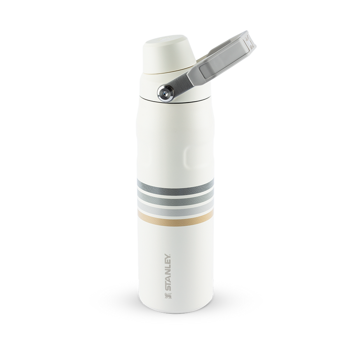 Garrafa Térmica Aerolight Fast Flow Varsity Cream Ash Stripes | 710ml