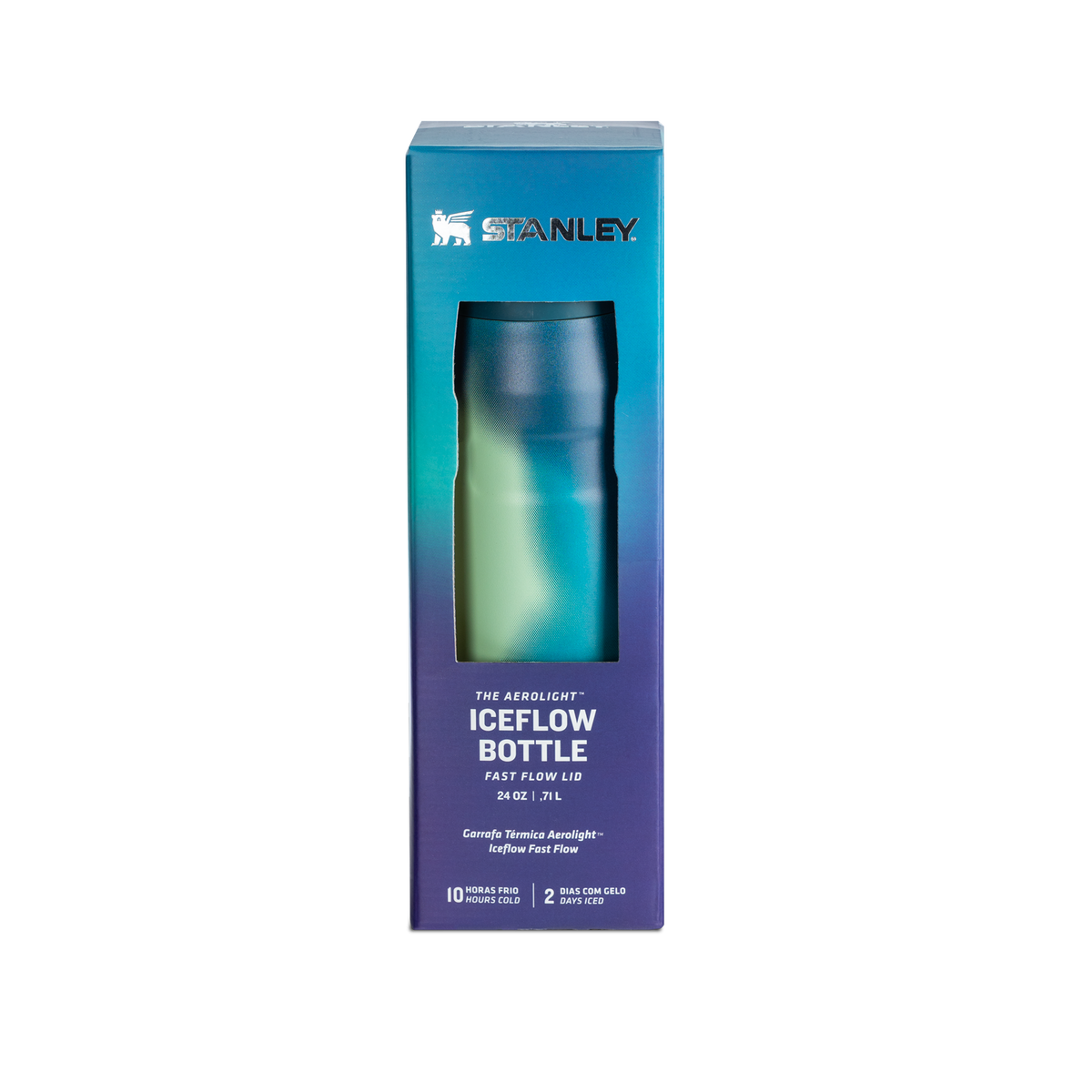 Garrafa Térmica Aerolight Fast Flow Coastal Teal Motion New Frequency | 710ml