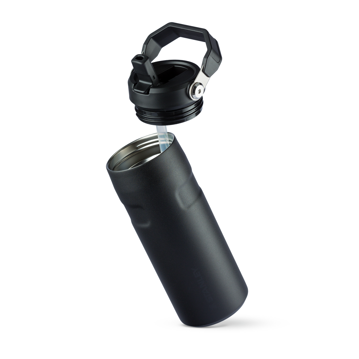 Garrafa Térmica Aerolight Flip Straw Black | 473ml