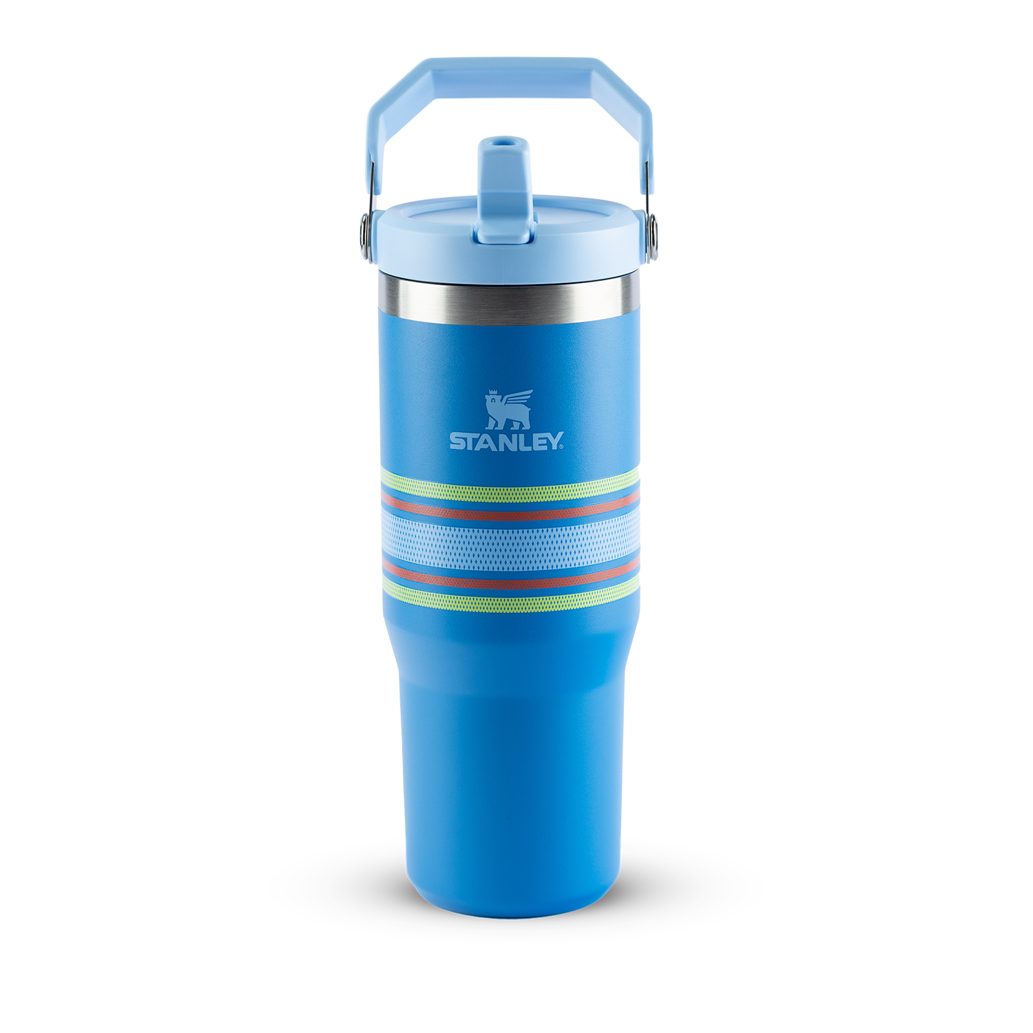 Tumbler Térmico Flip Straw Varsity Azure Stripes | 887ml