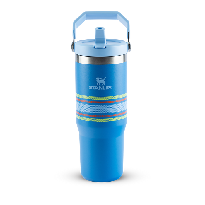 Tumbler Térmico Flip Straw Varsity Azure Stripes | 887ml