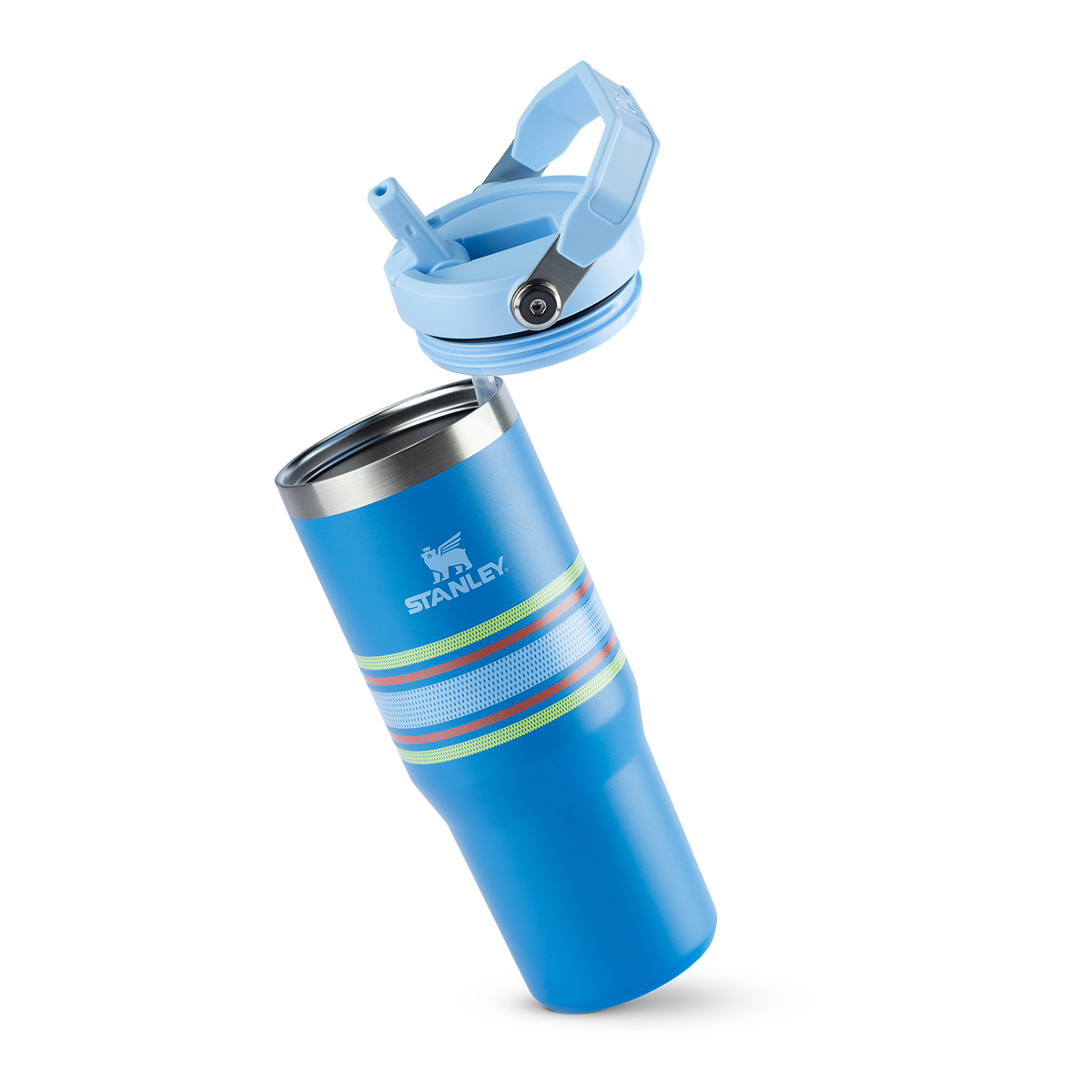 Tumbler Térmico Flip Straw Varsity Azure Stripes | 887ml