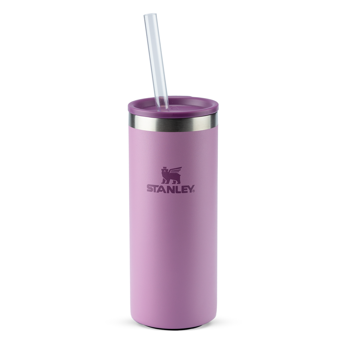 Can Cooler Slim com canudo Lilac | 296ML