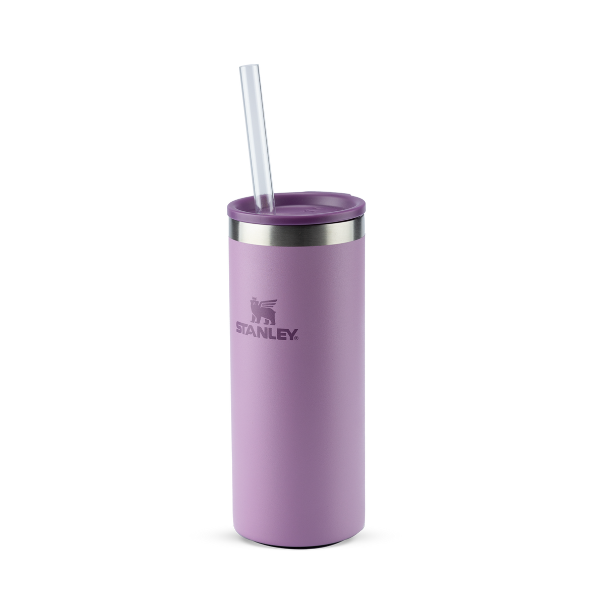 Can Cooler Slim com canudo Lilac | 296ML