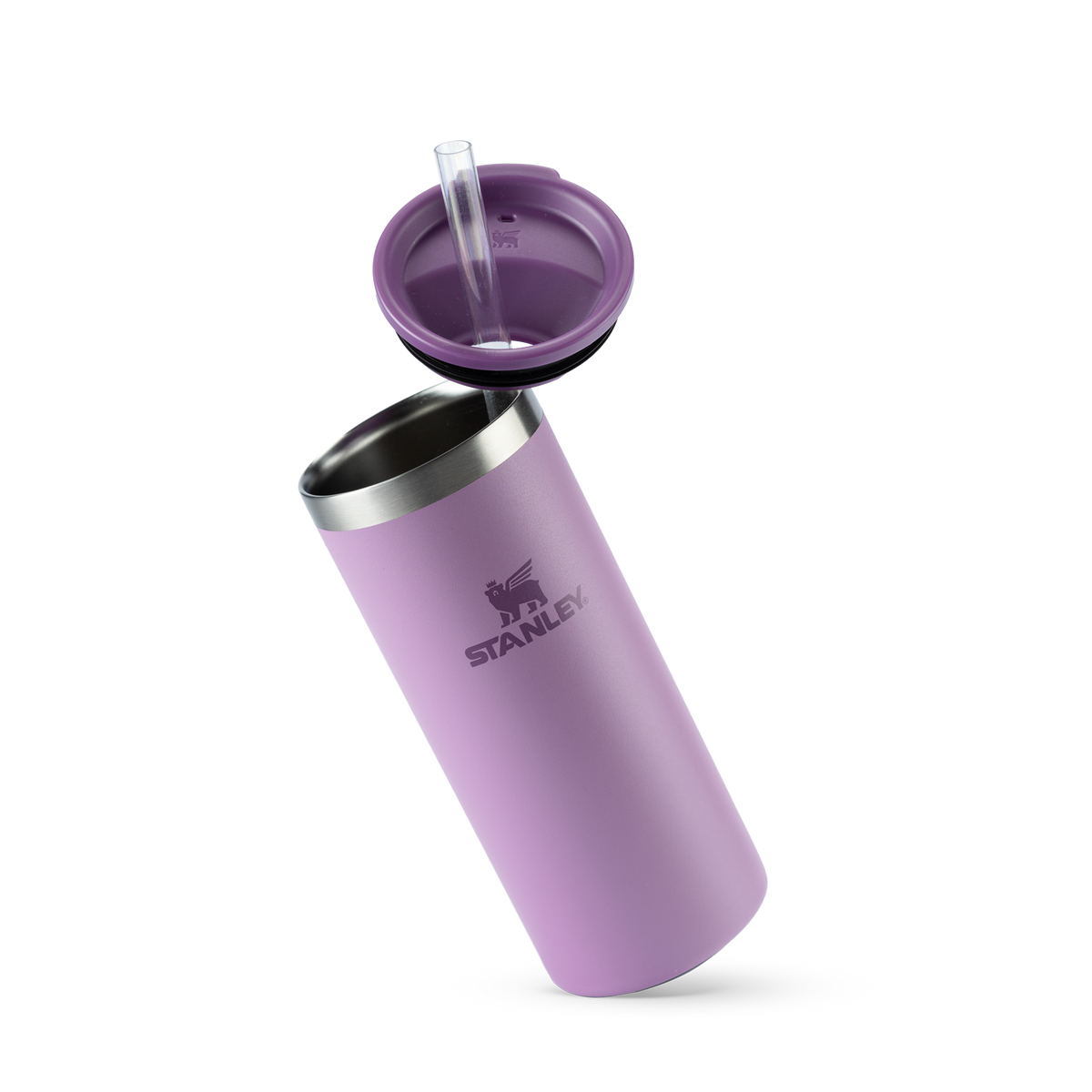 Can Cooler Slim com canudo Lilac | 296ML