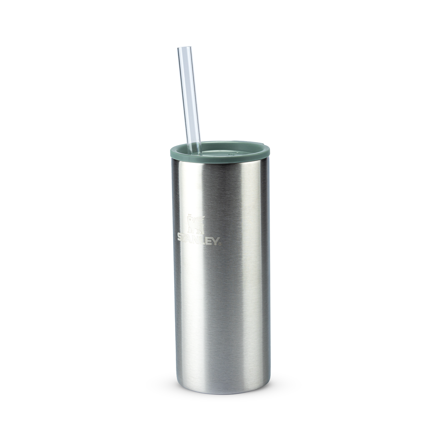 Can Cooler Slim com canudo Stainless Steel Shale | 296ML