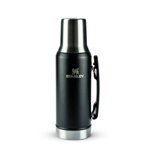 Garrafa Térmica Mate System Matte Black | 1.2L