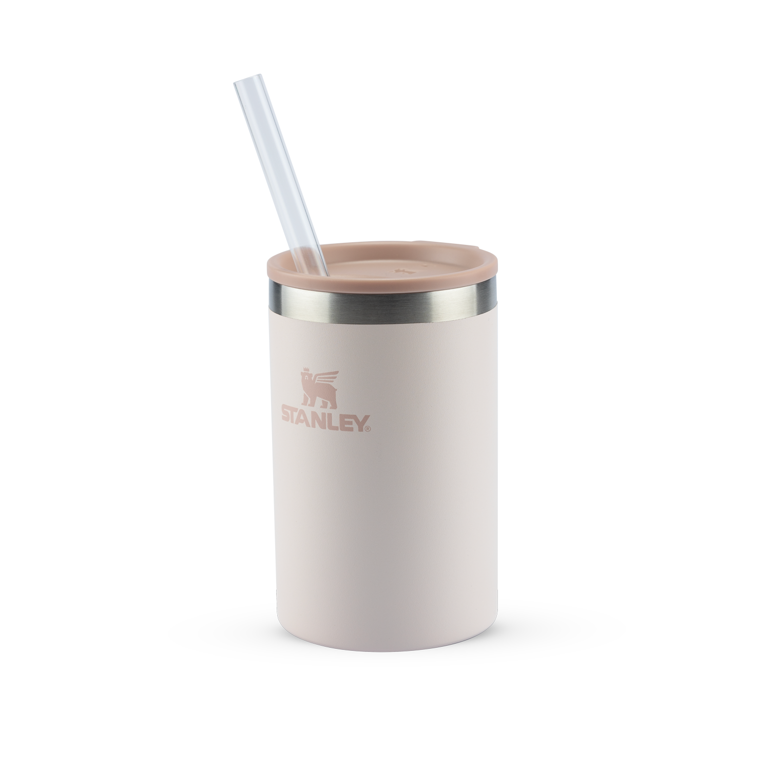 Can Cooler com canudo Rose Quartz | 296ML