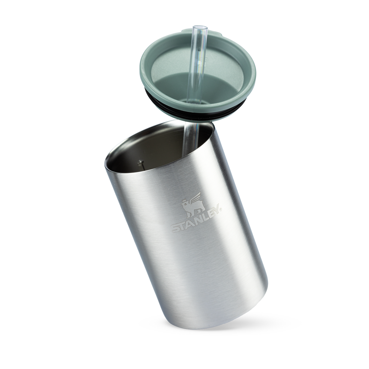 Can Cooler com canudo Stainless Steel Shale | 296ML