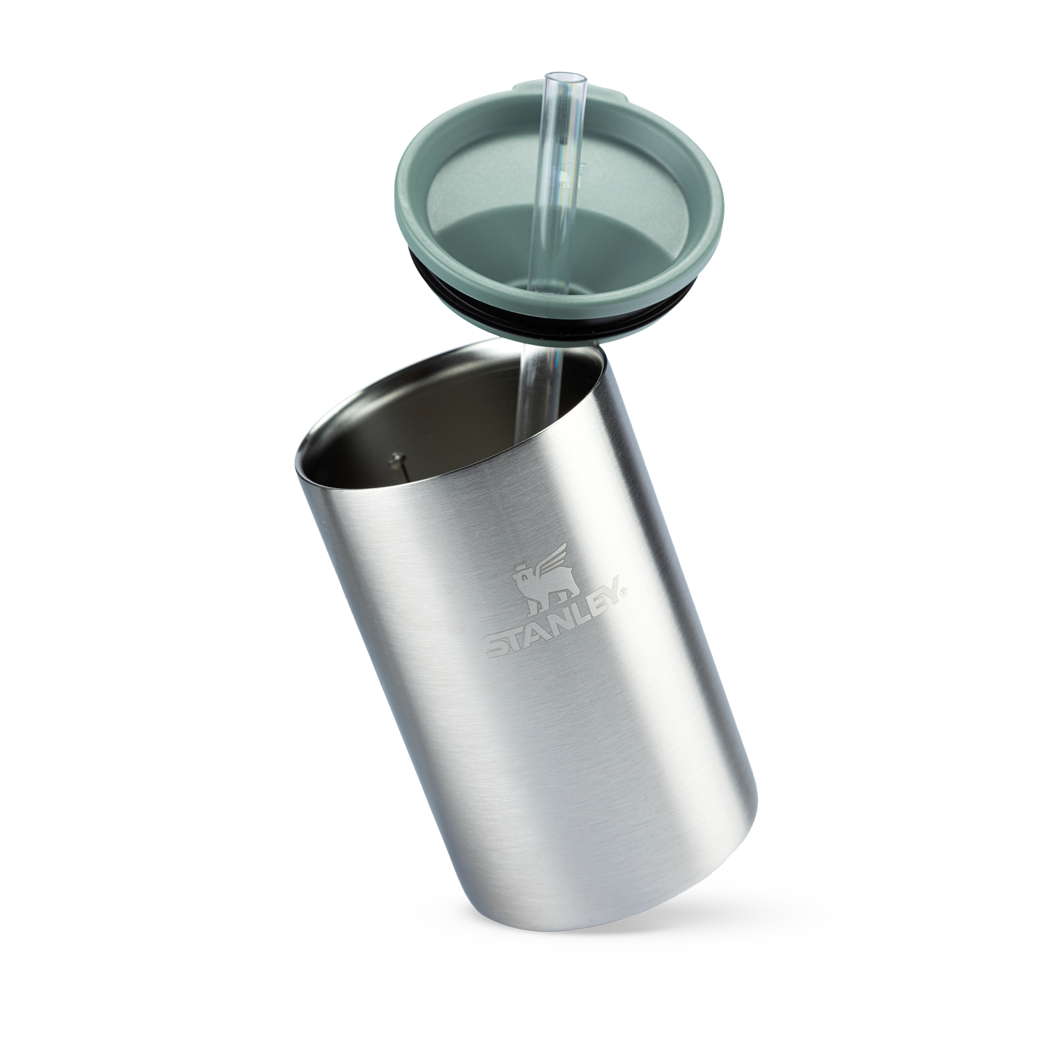 Can Cooler com canudo Stainless Steel Shale | 296ML