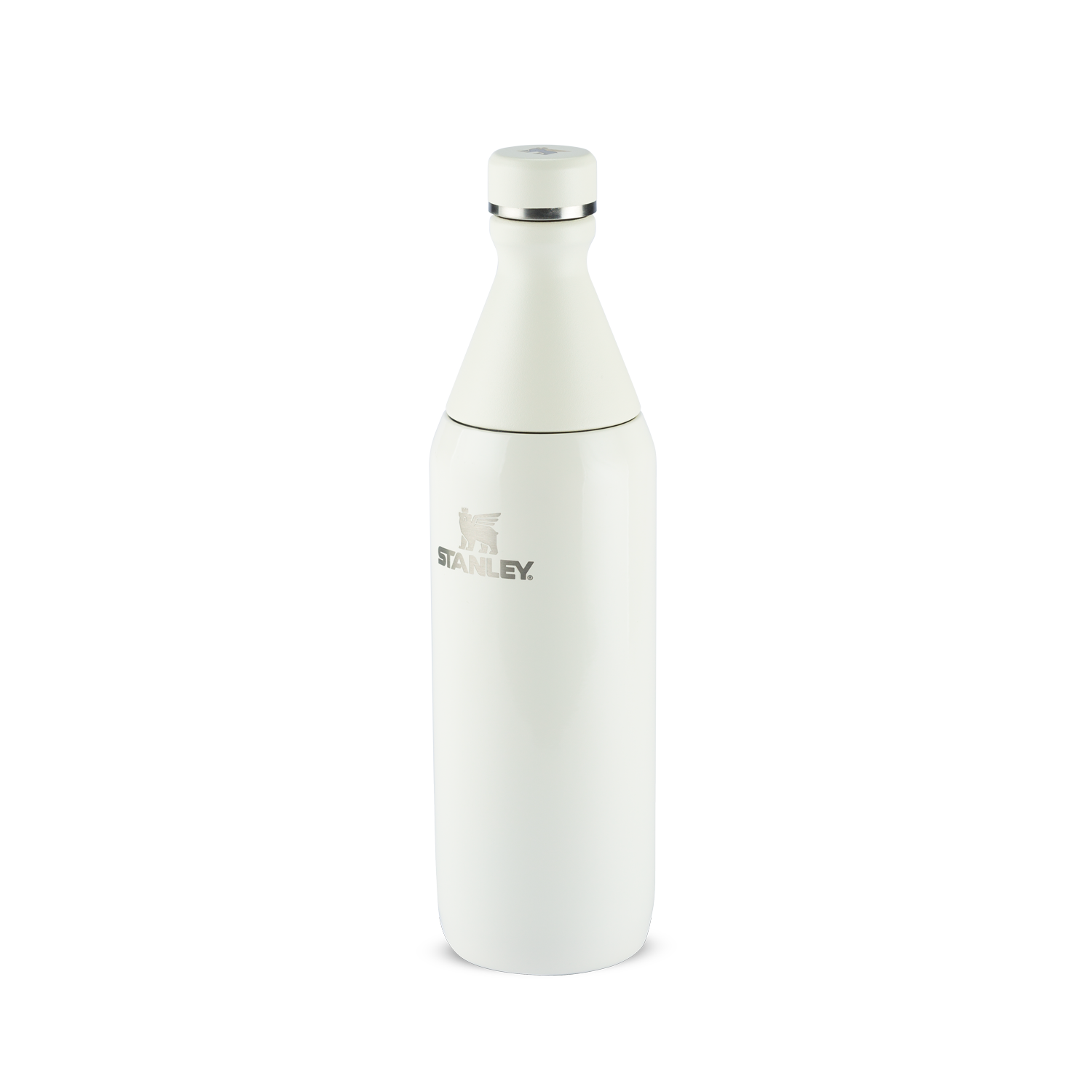 Garrafa Térmica Slim Bottle Cream Gloss Stanley | 591ml