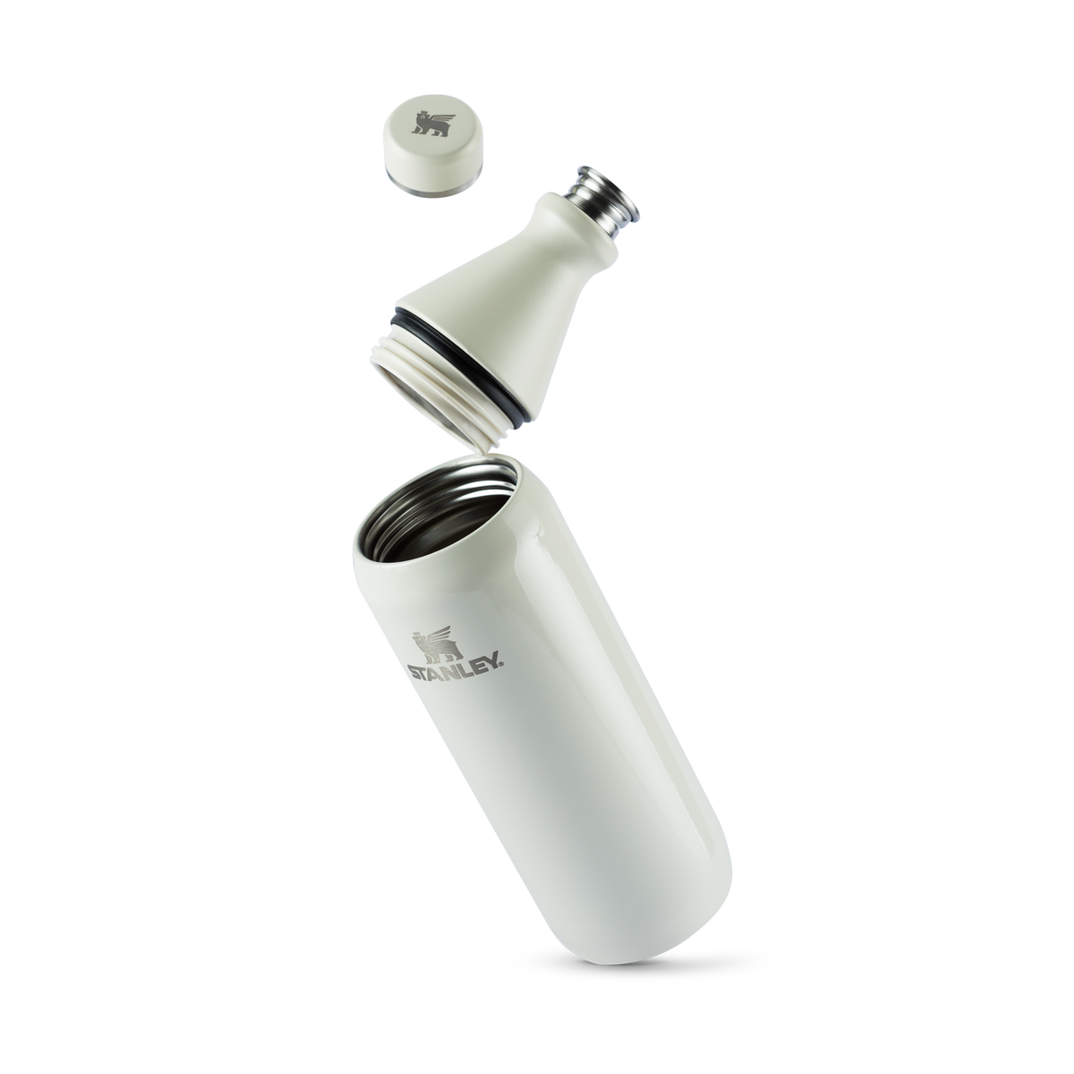 Garrafa Térmica Slim Bottle Cream Gloss Stanley | 591ml